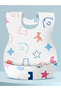 20 PCS WHITE Available in Packs of 10 or 20 Disposable Bibs, Ideal for Kids Aged 1–6. Waterproof Fee - 8