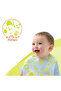 Disposable Nylon Bibs 30 Sheets, Waterproof, Self-Adhesive, 6+ Months, White/Yellow - 2