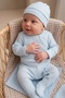 Camisole for Baby Boy, Twill Fabric, Hospital Discharge, 100% Organic Cotton, 4 Pieces, Oeko-Tex Certified - 4