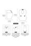20 PCS WHITE Available in Packs of 10 or 20 Disposable Bibs, Ideal for Kids Aged 1–6. Waterproof Fee - 6