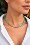 Turquoise Natural Stone Women's Necklace - 3
