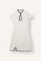 Contrast Piping Sleeveless Mini Dress I7512Ax26Au - 6