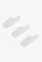 White Super Fit Cotton 3 Pair Sneaker Socks