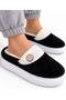 Women's Button Detailed High Eva Sole Plush House Slippers New Season - 2