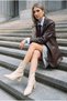 Women's New Season Stretch Pointed Toe 9(cm) Heeled Shoes - 5