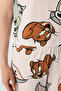 Lila Tom&Jerry Cat Patterned Pants Short Sleeve Pajama Set - 6