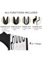 4-in-1 Professional Kitchen Cutting Tool and Scissor Sharpener,Diamond Tungsten and Ceramic Sharpening Tool,Includes Cut-Resistant Gloves - 2