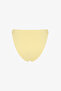Yellow Minimal Mid-Waist Bikini Bottom - 5