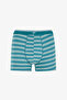 Men's Blue Striped 3-Piece Boxer Briefs - 3