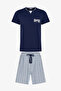 Men's Colorful Sailor Stripe Pajama Set