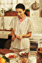 Colorful Mixed Striped Buttoned Shirt Trousers Pajama Set