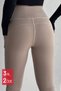Women's High Waist Gathering Double Pocket Leggings Fitness Leggings 6003