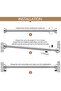 Telescopic Stainless Steel Shower Curtain Rod,No Drill Spring Tension Rod for Bathroom and Kitchen,Silver 27-76 Inch - 6