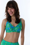 Beralis Balen Bralet Floral Textured Bikini Top - 5