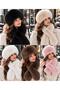Winter Russian Kalpak Hat and Scarf Set- Russian, Slavic, Kazakh, Comfortable Kalpak and Scarf Set - 5