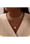 Yelajoy 14K Gold Plated Layering Necklace Set for Women,Cuban Link,Snake Chain,Paperclip and Twisted Rope Chains - 7