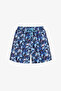 Men's Surf View Leaf Patterned Swim Shorts - 4