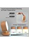 LED Wooden Magnetic Wall Lamp with Radar Sensor,360° Rotatable,USB Rechargeable Dimmable Night Light for Reading and Makeup - 3