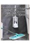 Wall Mounted Toilet Brush and Holder Set,Compact Bathroom Cleaning Tool with Long Handle,White - 3