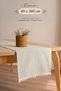 Guipure Cotton Runner - Soft Green Color 40X260 cm