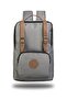 Bks Gray Unisex 15.6 Inch Waterproof School and Daily Backpack with Laptop Compartment