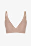 Beige Zerogram Decolette Bra - 5