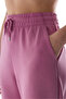 Rose Pink Modal Cuff Jogger Pants - 3