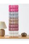 Stars 10-Piece 100% Cotton Hand and Face Towel Set 50X80 cm Multi-Colored Soft and Highly Absorbent
