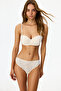 Beige Lotus Fisto Padded Bra - 2