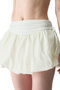 White Balloon Shorts Skirt