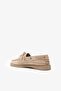 Rana Beige Suede Leather Women's Loafer - 3