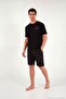 Checkered Cotton Regular Fit Shorts Pajama Set Men's Pajama Set 6572022 - 3