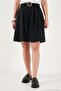 Belted High Waist Relaxed Fit Bermuda Shorts Women's Short 145m39764 - 2