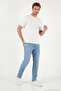 Cotton Regular Fit Normal Waist Trousers Men's Denim Pants 2203C512Parma - 4