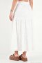 Fisto Embroidered Cotton Layered Maxi Skirt Women's Skirt 6985067 - 7