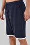 Scuba Fabric Double Layered Tie-Up Shorts with Leg Detail Men's Short 5908091 - 4