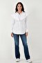 Cotton Cape Detailed Regular Fit Long Sleeve Shirt Women's Shirt 6774128 - 2