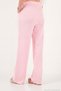 Cotton Tied Relaxed Fit High Waist Wide Leg Muslin Trousers Women's Pants 5866663 - 7