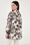 Modal Blended Patterned Long Sleeve Shirt Women's Shirt 6835040 - 6