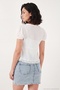 Lace Detailed Tie-Up V-Neck Blouse Women's Bluz 5867026 - 7