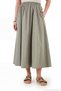 Modest Cotton Relaxed Fit Elastic Waist Hijab Midi Skirt Women Skirt 668Ye4449 - 3