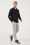 Normal Fit Cargo Pocket Elastic Waist Trekking and Courier Pants Men's Pants 693710 - 3