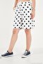 Cotton Polka Dot Shorts with Tie Detail Women's Shorts 668Yp5630 - 4