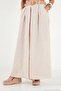 Linen Comfortable Fit High Waist Belted Trousers Women's Pants 145m39916 - 2