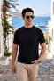 Regular Fit Striped Textured Crew Neck t Shirt Men's t Shirt 5904023
