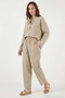 High Waist Tie-Up Tapered Leg Comfortable Pants Women's Pants 6923905 - 4