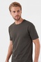Cotton Relaxed Fit Crew Neck Basic t Shirt Men's t Shirt 5905884 - 4