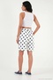 Cotton Polka Dot Shorts with Tie Detail Women's Shorts 668Yp5630 - 6