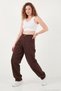 Cotton High Waist Narrow Leg Baggy Jeans Women's Jeans 66930083 - 2
