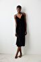Party Velvet Black Dress - 2